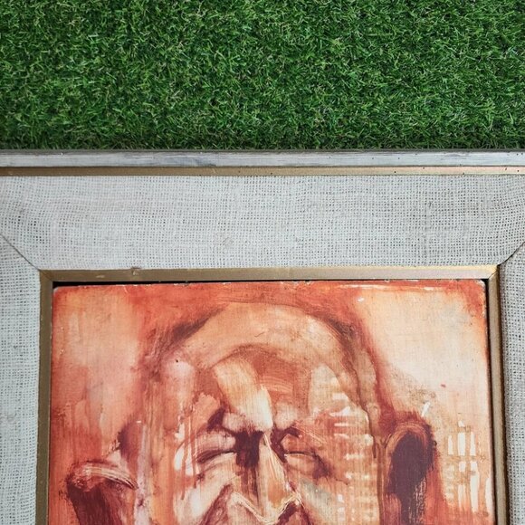 Maux 1959 Oil Painting Framed Abstract Expressionism Mid Century PostWar Art MCM - Picture 4 of 16